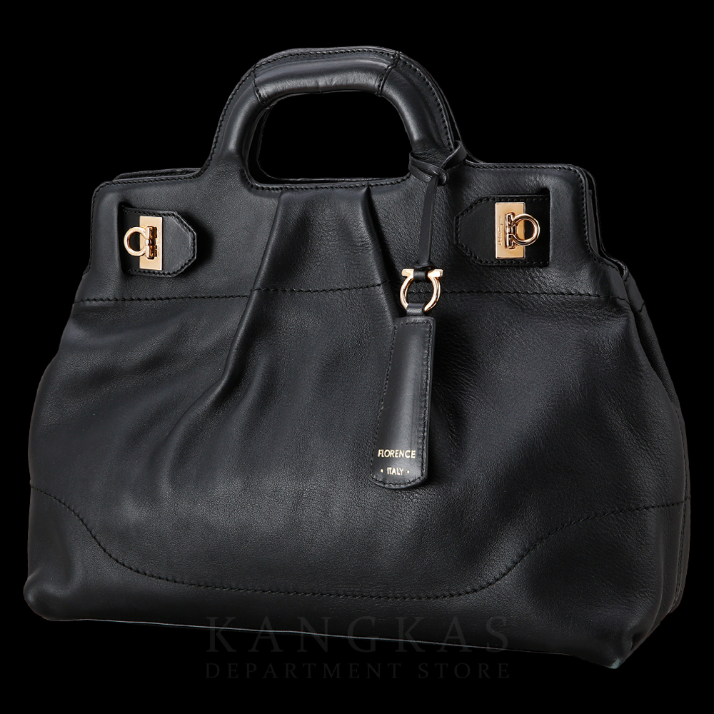 FERRAGAMO(USED)페레가모 레더 숄더백